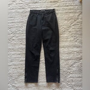 Social Tourist Ultra High Rise Straight Jeans in black Size 28